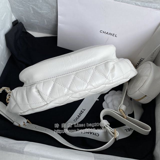 Chanel女包 香奈兒專櫃最新款鏈條女款腰包挎包 Chanel秋冬新款胸包 AS1077  djc4318